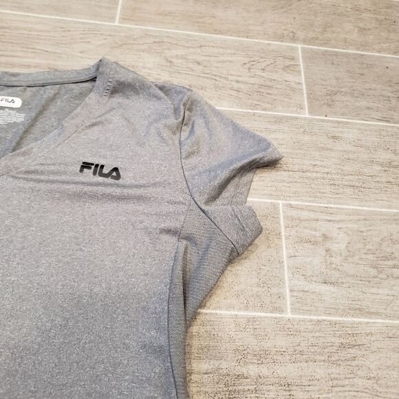 FILA Grey Basic Athletics Top - Picture 4 of 7